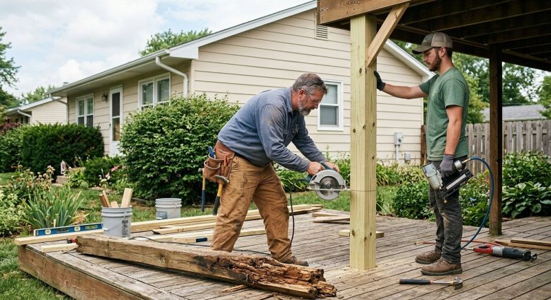 Deck Column Repair in Seattle, WA