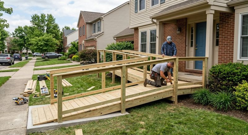 Porch Ramp Construction in Kansas City, KS